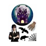 hediyehobihersey Wednesday Adams Yenilebilir Pasta Kurabiye Şeker Hamuru Kağıt Baskısı