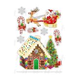 hediyehobihersey Yeni Yıl Noel Yenilebilir Gıda Baskısı, Yenilebilir Pasta Süsü, Kurabiye Şekerli Kağıt