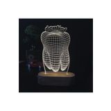 Hediyeiste Diş Hekimi Dentist Tasarım 3d Led Gece Lambası