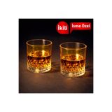 hediyekralı Kişiye Özel Kristal Viski Bardağı – İkili Premium Viski Kadehi