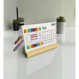 Hediyelen 2026 Matematik Öğretmeni Masa Takvimi