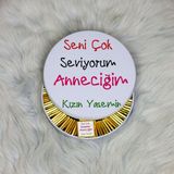 Hediyelen Anneler Günü Hediyesi Metal Kutuda Çikolata 100 Adet 012