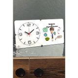 Hediyelen Beslenme Ve Diyetetik Uzmanı Ahşap Masa Saati