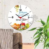Hediyelen Beslenme ve Diyetetik Uzmanı Mavi Tasarım Duvar Saati