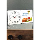 Hediyelen Beslenme Ve Diyetetik Uzmanına Ahşap Masa Saati