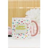 Hediyelen Canım Annem Pembe Kupa Bardak