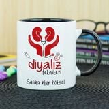 Hediyelen Diyaliz Teknikeri Siyah Kupa Bardak