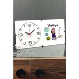 Hediyelen Diyetisyen 001 Ahşap Masa Saati