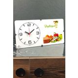 Hediyelen Diyetisyene Hediye 002 Ahşap Masa Saati