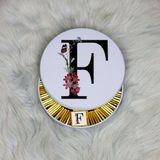 Hediyelen F Harfi Metal Kutuda Çikolata 100 Adet