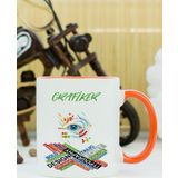 Hediyelen Grafiker Turuncu Kupa Bardak