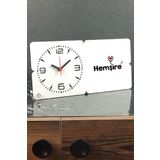 Hediyelen Hemşireye Hediye Ahşap Masa Saati
