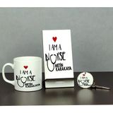 Hediyelen I Am A Nurse Üçlü Set Kupa Telefon Standı Anahtarlık