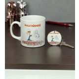 Hediyelen Imalat Mühendisi Kupa Bardak ve Anahtarlık Set