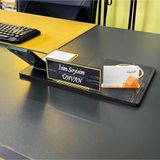 Hediyelen Kişiye Özel Ahşap Masa Üstü İsimlik Organizer