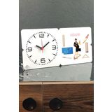 Hediyelen Mimar Ahşap Masa Saati 001