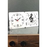 Hediyelen Müzik Öğretmenine Hediye Ahşap Masa Saati