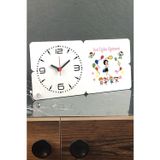 Hediyelen Özel Eğitim Öğretmeni Ahşap Masa Saati 002