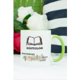 Hediyelen Sosyolog Yeşil Kupa Bardak