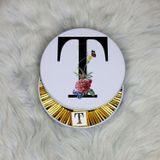 Hediyelen T Harfi Metal Kutuda Çikolata 100 Adet