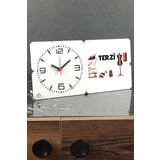 Hediyelen Terzi Ahşap Masa Saati