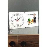 Hediyelen Tıbbi Mümessil Ahşap Masa Saati