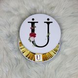 Hediyelen Ü Harfi Metal Kutuda Çikolata 100 Adet
