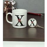 Hediyelen x Harfi Kupa Bardak ve Anahtarlık Set