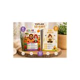 Hediyelendir 2'si 1 Arada Çocuk Yogası Ve Nefes Kartları Seti - Cep Boy Eğitici Sakinleşme, Odaklanma Ve Hareket Egzersizleri (50 Kart)