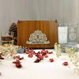 Hediyelerin Efendisi Retro Tasarımlı Isim & Tarih Yazılı Rakı & Taşlı Viski Kadehi Seti - Kahverengi