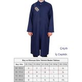 Hediyeleşin Sade Cübbe Imam Cübbesi - Lacivert - XL