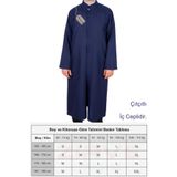 Hediyeleşin Sade Cübbe İmam Cübbesi - LACİVERT