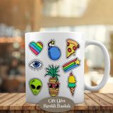 HEDIYELIK-23-2147677236-1 Hipster Sembolleri Kupa Bardak