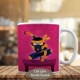 HEDIYELIK-905 Kahraman Savaşçı Ninja Çocuk Kupa Bardak