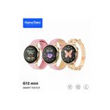 Hediyelik Bayan Saat Haino Teko G12 Mini Andorid İos Harmonyos Uyumlu Kadın Saati Gold Kasa Pembe Renk