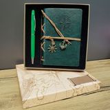 Hediyelik Defter Kalem Kutulu Set - Çok Renkli - 1