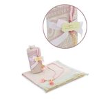 Hediyelik İsme Özel Tesbihli Seccade Seti Pembe