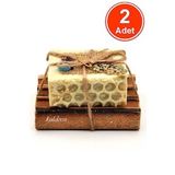 Hediyelik Keçi Sütü Sabunu El Yapımı Doğal Paletli 110 G x 2 Adet