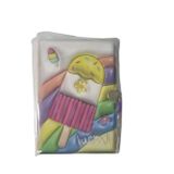Hediyelik Kız Erkek Çocuk Defter Dondurma Icecream Kilitli Günlük Defter Hediyelik 3D Pofuduk Çocuk Defter