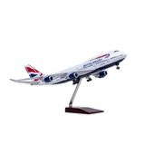 HEDİYELİK-MAKET UÇAKLAR-BRITISH-ÖLÇEK : 1:160 47 CM-JB747BRITISH