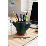 Hediyelik Masa Üstü 3 Boyutlu Kalemlik Kaktüs (1 Adet)