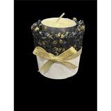 Hediyelik Söz Nişan Davet Tealight Mumluk 6x6 cm - Çok Renkli
