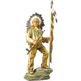 Hediyelik › Veronese Biblolar › Kızılderili-kızılderili Şef Büyük Renkli-44*25*92 Cm.
