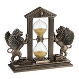 HEDİYELİK › VERONESE BİBLOLAR › Wise Karışık-KANATLI ASLAN KUM SAATI-21*18*7 CM.