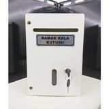 Hediyelikevi Beyaz Büyük Boy Ahşap Ramak Kala Kutusu 28CMx18CMx8CM Kalite Ahşap Malzemeden Üretilmiştir