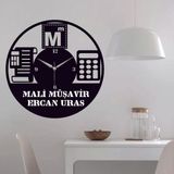 Hediyelikevi Kişiye Özel Muhasebeci Mali Müşavir Temalı Duvar Saati