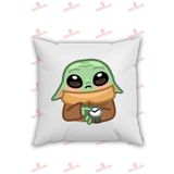 HEDİYELİKS Grogu Star Wars Baby Yoda Uyku Hediyelik Yastık