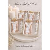 HediyelikÜrünler Nişan hediyeliği kahve&badem şekeri 30 adet