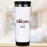 Hediyemen 400 ml Beyaz Doktorlara Hediye Kişiye Özel Termos