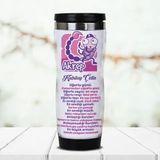 Hediyemen Akrep Burcuna Hediye Kişiye Özel Esprili 400 ml Beyaz Termos